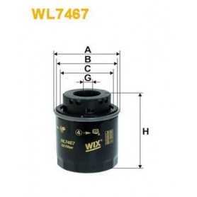 WIX FILTERS filtro de aceite código WL7415