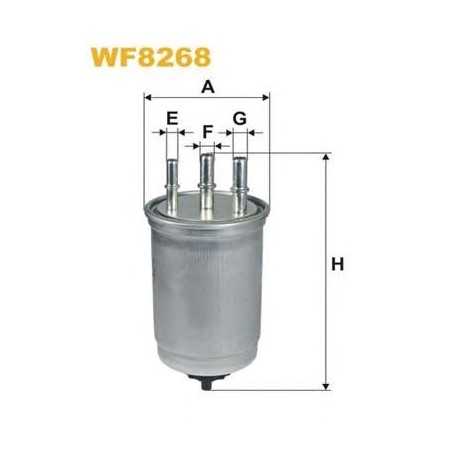 WIX FILTERS Kraftstofffiltercode WF8327