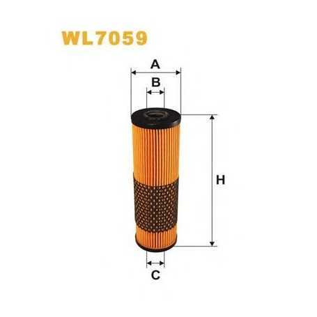 Filtre à huile WIX FILTERS code WL7160