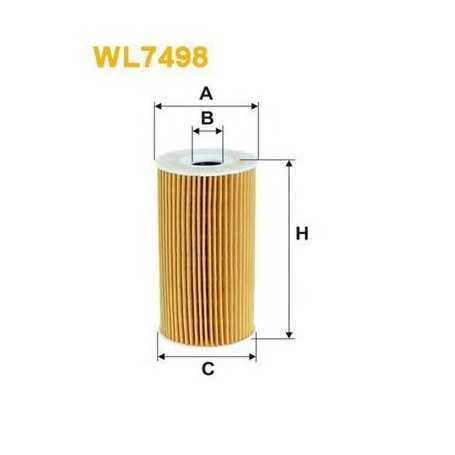 WIX FILTERS filtro de combustible código WF8419