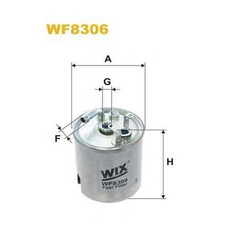 WIX FILTERS fuel filter code WF8484