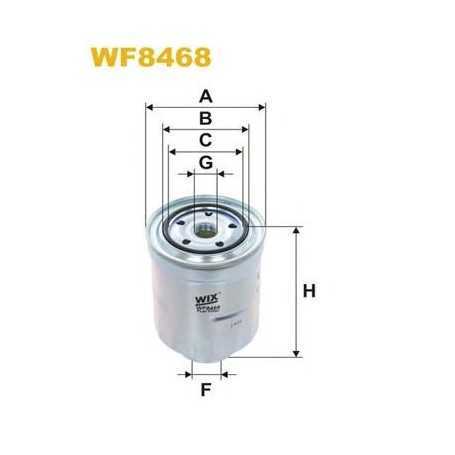 Filtre à carburant WIX FILTERS code WF8363