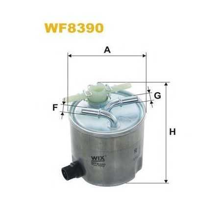 WIX FILTERS fuel filter code WF8437