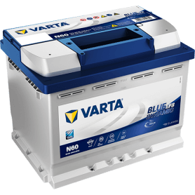 Buy Varta Blue Dynamic EFB N60 60AH 640A positive DX battery auto parts shop online at best price