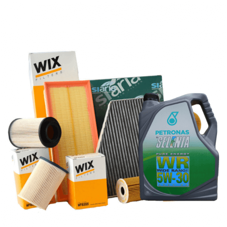 Achetez Service de voiture FIAT DOBLO Combi (263_, 152) 3 filtres WIX FILTERS WF8494 WL7408 WA9528 5 LT Selenia WR Pure Energ...
