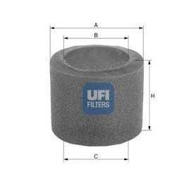 Buy UFI air filter code 27.098.00 auto parts shop online at best price