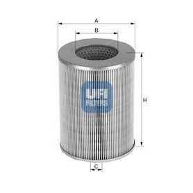Buy UFI air filter code 27.386.00 auto parts shop online at best price