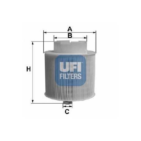 Filtro aria UFI codice 27.598.00