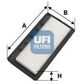 Filtro aria UFI codice 30.126.00