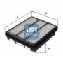 Buy UFI air filter code 30.335.00 auto parts shop online at best price