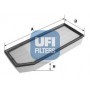 Filtro aria UFI codice 30.367.00