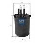 Buy UFI fuel filter code 24.033.00 auto parts shop online at best price