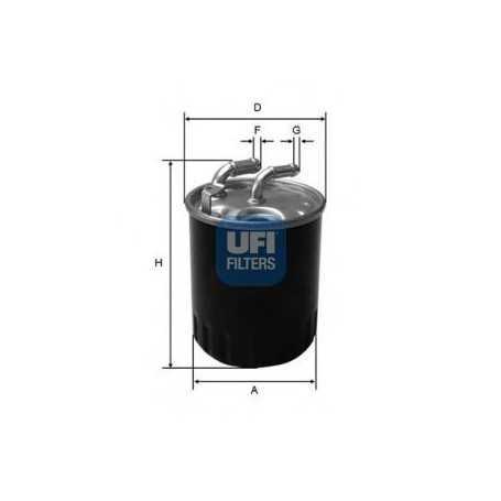 Filtre à carburant UFI code 24.077.00