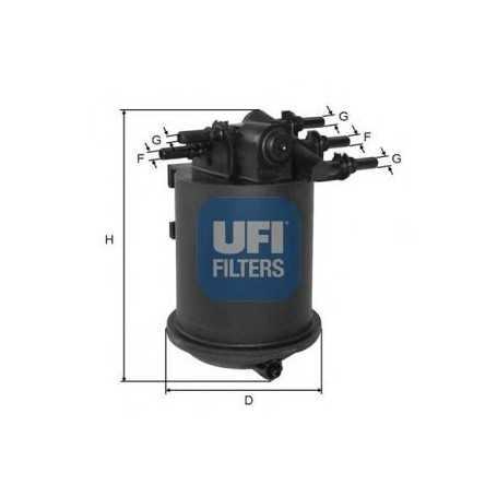 Código de filtro de combustible UFI 24.086.00