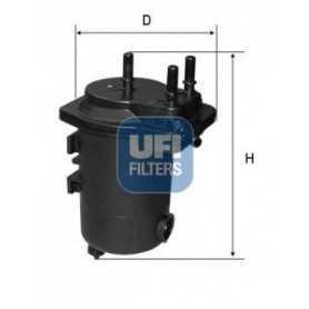 Buy UFI fuel filter code 24.098.00 auto parts shop online at best price