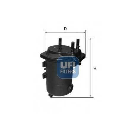 Código de filtro de combustible UFI 24.098.00