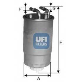 Filtre à carburant UFI code 24.099.00