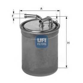 Código de filtro de combustible UFI 24.106.00