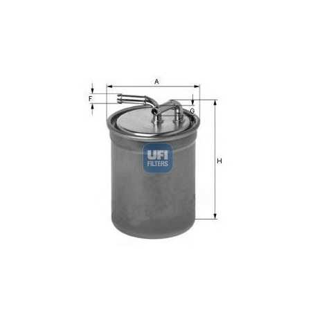 UFI fuel filter code 24.106.00