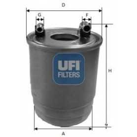 Filtre à carburant UFI code 24.111.00