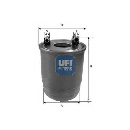 Código de filtro de combustible UFI 24.112.00