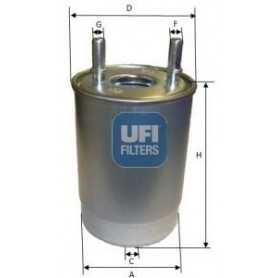Código de filtro de combustible UFI 24.113.00