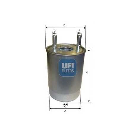 Código de filtro de combustible UFI 24.113.00