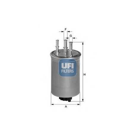 Código de filtro de combustible UFI 24.115.00