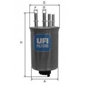 Filtro carburante UFI codice 24.130.00