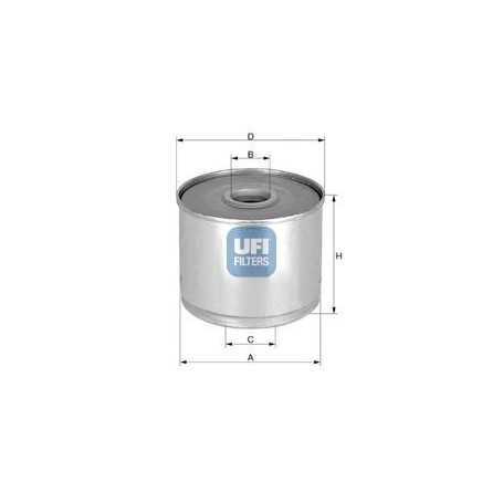Filtro carburante UFI codice 24.360.01