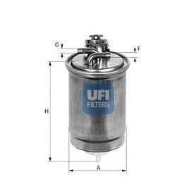 Filtro carburante UFI codice 24.391.00