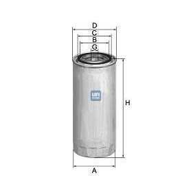 Código de filtro de combustible UFI 24.406.00
