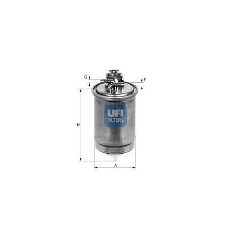 Código de filtro de combustible UFI 24.424.00
