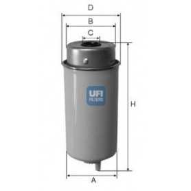Código de filtro de combustible UFI 24.432.00