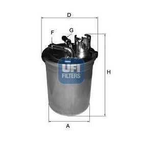 Filtro carburante UFI codice 24.451.00