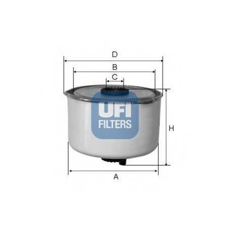 UFI-Kraftstofffiltercode 24.454.00