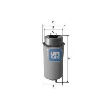 Buy UFI fuel filter code 24.464.00 auto parts shop online at best price