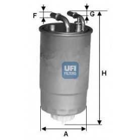 Filtre à carburant UFI code 24.ONE.02