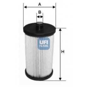 Código de filtro de combustible UFI 26.012.00