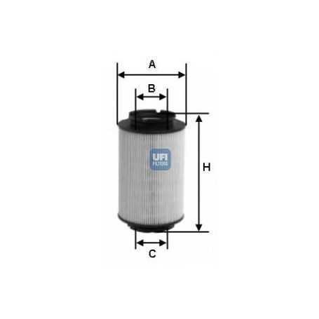 UFI fuel filter code 26.014.00