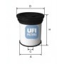 Buy UFI fuel filter code 26.019.01 auto parts shop online at best price