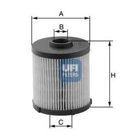 Código de filtro de combustible UFI 26.020.00