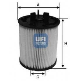 Código de filtro de combustible UFI 26.023.00