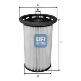 Filtro carburante UFI codice 26.025.00