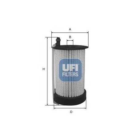 Código de filtro de combustible UFI 26.031.00