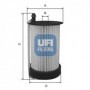 Buy UFI fuel filter code 26.031.00 auto parts shop online at best price