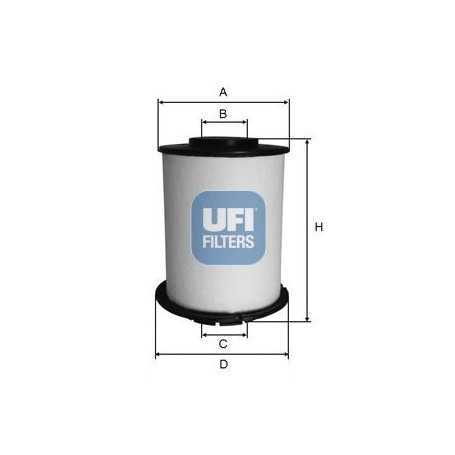 Filtro carburante UFI codice 26.033.00
