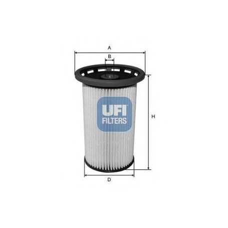 Filtro carburante UFI codice 26.038.00