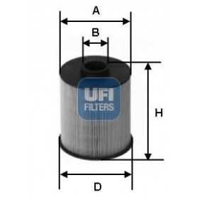 Código de filtro de combustible UFI 26.077.00