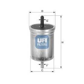 Filtro carburante UFI codice 31.514.00